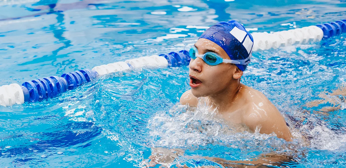 swimming boy